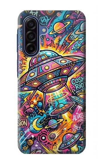 S4085 Art Cosmique Psychédélique Etui Coque Housse pour Samsung Galaxy A17