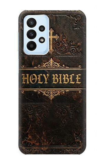 S4109 Couverture de Bible Ancienne Etui Coque Housse pour Samsung Galaxy A23