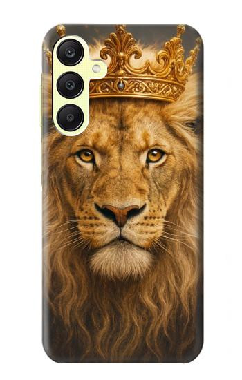 S4093 Portrait de Lion Royal Etui Coque Housse pour Samsung Galaxy A25 5G