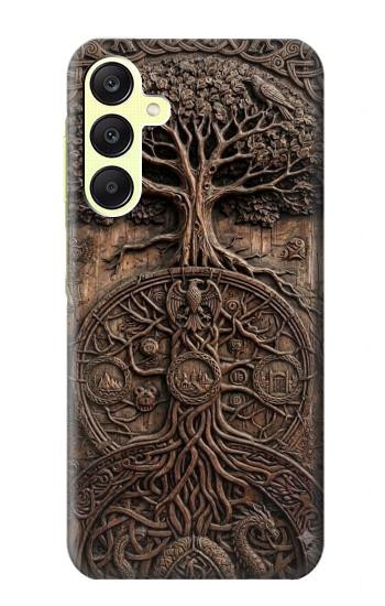 S4103 Arbre de Vie Ancien Etui Coque Housse pour Samsung Galaxy A25 5G