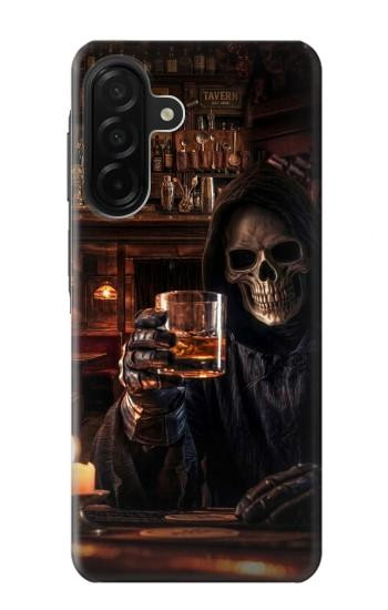 S4102 Art Taverne au Crâne Vintage Etui Coque Housse pour Samsung Galaxy A26
