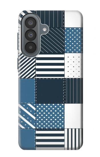 S4082 Motif Patchwork Moderne Etui Coque Housse pour Samsung Galaxy A37
