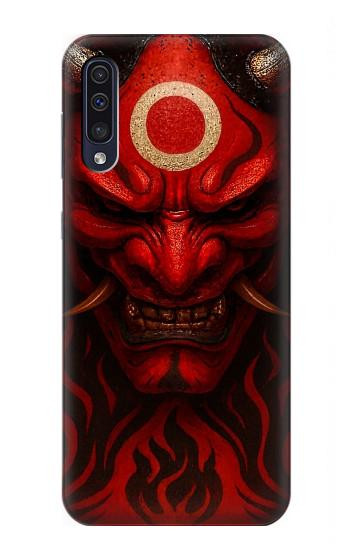 S4099 Illustration Démon Rouge Mystique Etui Coque Housse pour Samsung Galaxy A50