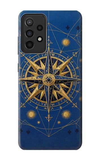 S4086 Motif Boussole Marine Etui Coque Housse pour Samsung Galaxy A52s 5G