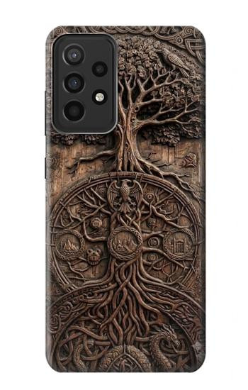 S4103 Arbre de Vie Ancien Etui Coque Housse pour Samsung Galaxy A52s 5G