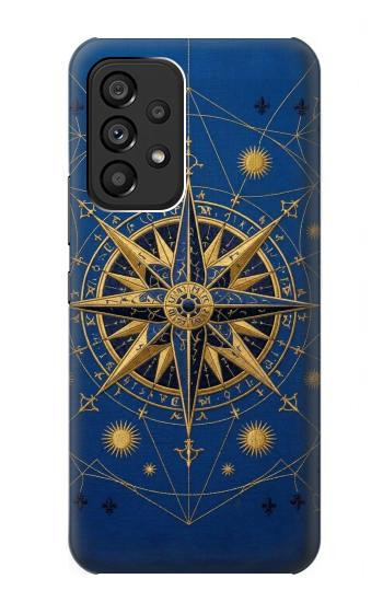S4086 Motif Boussole Marine Etui Coque Housse pour Samsung Galaxy A53 5G
