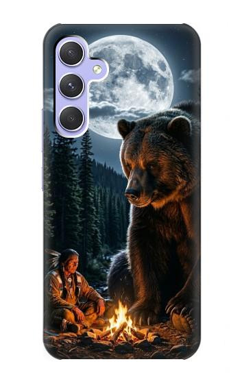 S4095 Ours Majestueux Sauvage Etui Coque Housse pour Samsung Galaxy A54 5G