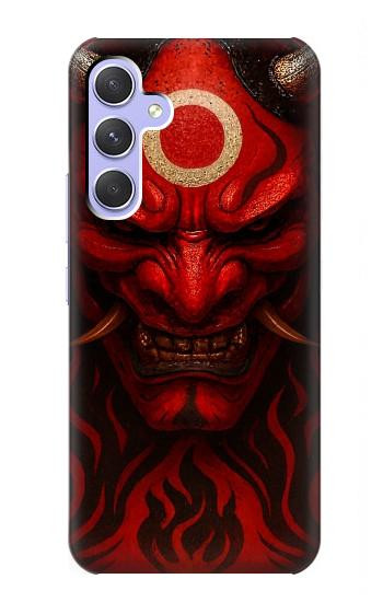 S4099 Illustration Démon Rouge Mystique Etui Coque Housse pour Samsung Galaxy A54 5G