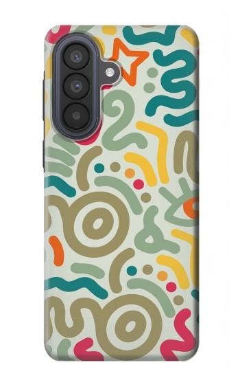 S4078 Motif Abstrait Coloré Etui Coque Housse pour Samsung Galaxy A57