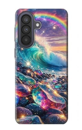 S4084 Vagues Arc-en-ciel Fantastiques Etui Coque Housse pour Samsung Galaxy A57