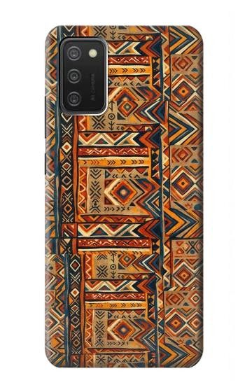 S4079 Motif Géométrique Tribal Etui Coque Housse pour Samsung Galaxy A03S