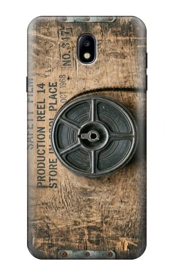 S4108 Pellicule Photo Vintage Etui Coque Housse pour Samsung Galaxy J7 (2018), J7 Aero, J7 Top, J7 Aura, J7 Crown, J7 Refine, J7 Eon, J7 V 2nd Gen, J7 Star