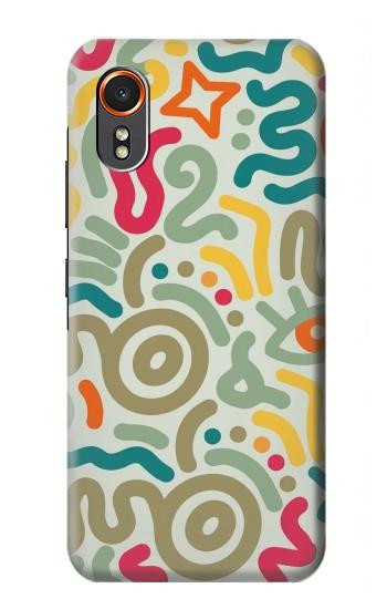 S4078 Motif Abstrait Coloré Etui Coque Housse pour Samsung Galaxy XCover7