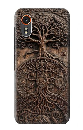 S4103 Arbre de Vie Ancien Etui Coque Housse pour Samsung Galaxy XCover7