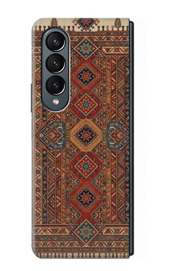 S4096 Motif Géométrique Traditionnel Etui Coque Housse pour Samsung Galaxy Z Fold 4