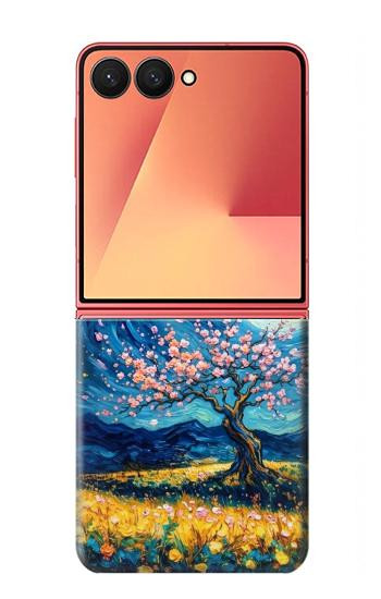 S4081 Art Galaxie Nocturne Etui Coque Housse pour Samsung Galaxy Z Flip 7