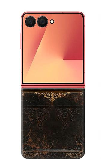 S4109 Couverture de Bible Ancienne Etui Coque Housse pour Samsung Galaxy Z Flip 7