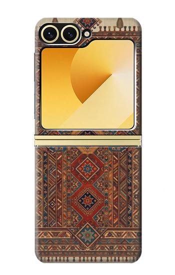 S4096 Motif Géométrique Traditionnel Etui Coque Housse pour Samsung Galaxy Z Flip 6, Flip 7 FE
