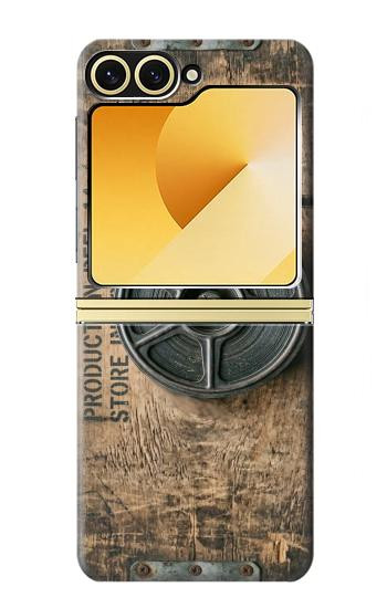 S4108 Pellicule Photo Vintage Etui Coque Housse pour Samsung Galaxy Z Flip 6, Flip 7 FE