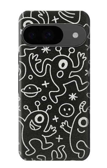 S4101 Motif Monstre Mignon Etui Coque Housse pour Google Pixel 9