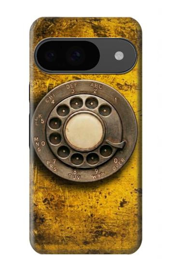 S4107 Téléphone Rotatif Vintage Etui Coque Housse pour Google Pixel 9