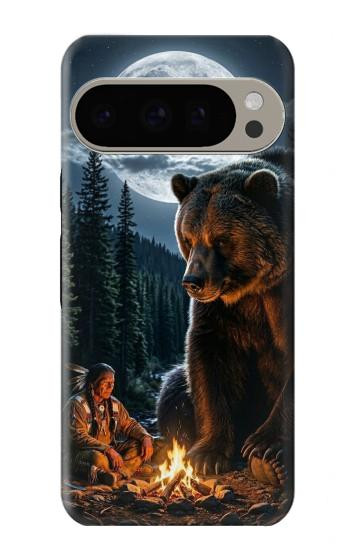 S4095 Ours Majestueux Sauvage Etui Coque Housse pour Google Pixel 9 Pro