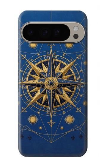 S4086 Motif Boussole Marine Etui Coque Housse pour Google Pixel 9 Pro XL