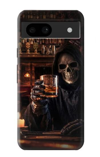 S4102 Art Taverne au Crâne Vintage Etui Coque Housse pour Google Pixel 8a