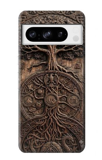 S4103 Arbre de Vie Ancien Etui Coque Housse pour Google Pixel 8 pro