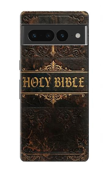 S4109 Couverture de Bible Ancienne Etui Coque Housse pour Google Pixel 7 Pro