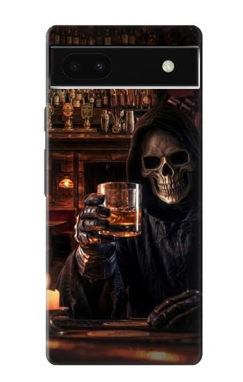 S4102 Art Taverne au Crâne Vintage Etui Coque Housse pour Google Pixel 6a