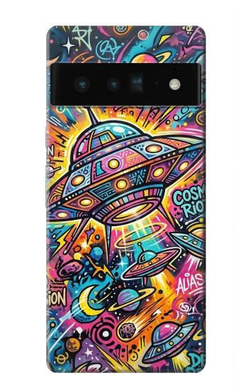 S4085 Art Cosmique Psychédélique Etui Coque Housse pour Google Pixel 6 Pro