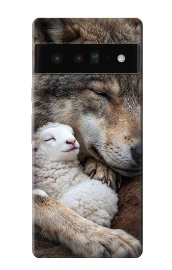 S4089 Loup et Agneau Amicaux Etui Coque Housse pour Google Pixel 6 Pro