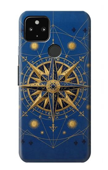 S4086 Motif Boussole Marine Etui Coque Housse pour Google Pixel 4a 5G
