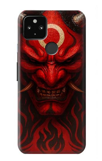 S4099 Illustration Démon Rouge Mystique Etui Coque Housse pour Google Pixel 4a 5G