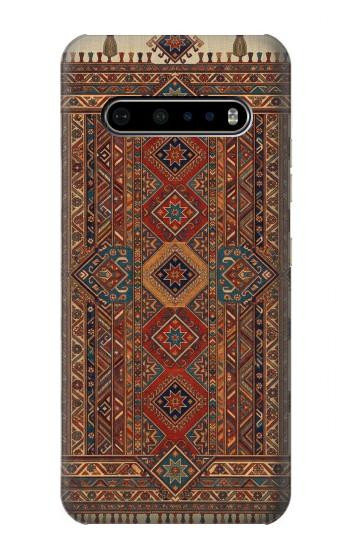 S4096 Motif Géométrique Traditionnel Etui Coque Housse pour LG V60 ThinQ 5G