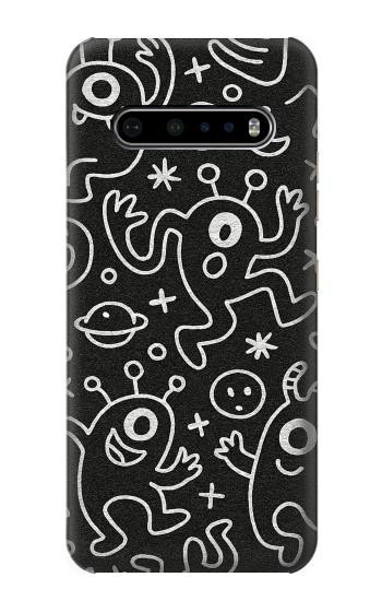 S4101 Motif Monstre Mignon Etui Coque Housse pour LG V60 ThinQ 5G