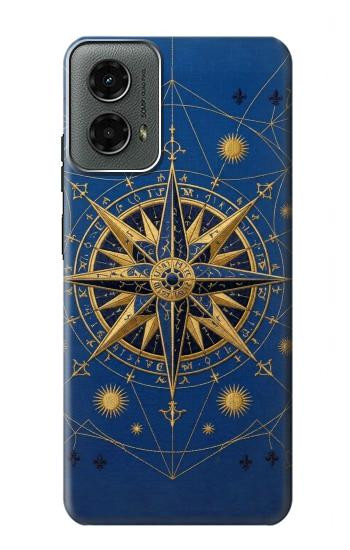 S4086 Motif Boussole Marine Etui Coque Housse pour Motorola Moto G 5G (2024)