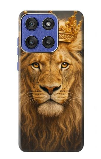 S4093 Portrait de Lion Royal Etui Coque Housse pour Motorola Moto G Stylus 5G (2025,2026), Edge 60 Stylus