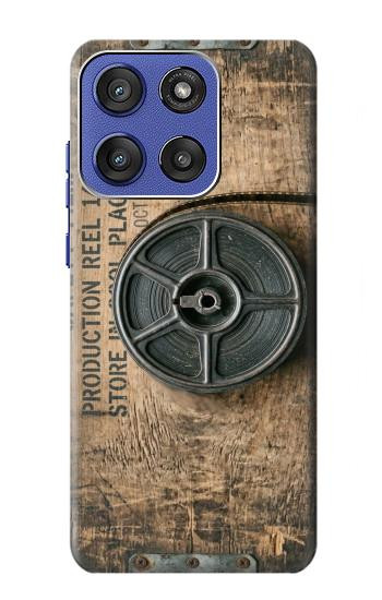 S4108 Pellicule Photo Vintage Etui Coque Housse pour Motorola Moto G Stylus 5G (2025,2026), Edge 60 Stylus