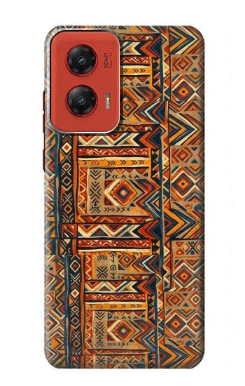 S4079 Motif Géométrique Tribal Etui Coque Housse pour Motorola Moto G Stylus 5G (2024)