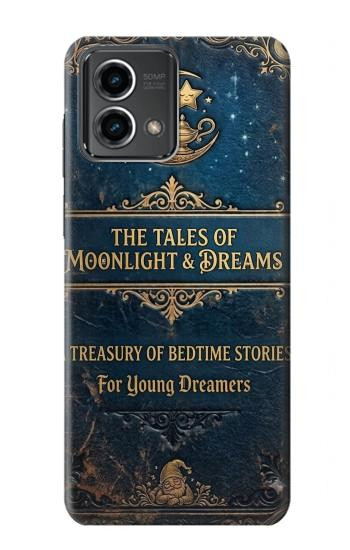 S4080 Conte Fantastique au Clair de Lune Etui Coque Housse pour Motorola Moto G Stylus 5G (2023)