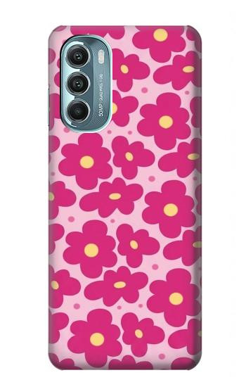 S4097 Motif Floral Rose Etui Coque Housse pour Motorola Moto G Stylus 5G (2022)