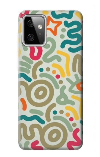 S4078 Motif Abstrait Coloré Etui Coque Housse pour Motorola Moto G Power (2023) 5G