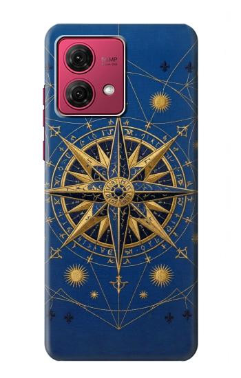 S4086 Motif Boussole Marine Etui Coque Housse pour Motorola Moto G84
