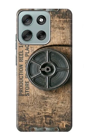 S4108 Pellicule Photo Vintage Etui Coque Housse pour Motorola Moto G56