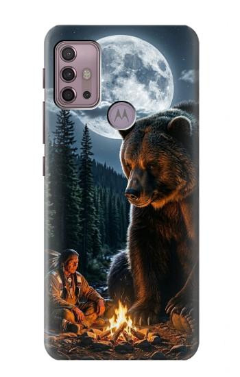 S4095 Ours Majestueux Sauvage Etui Coque Housse pour Motorola Moto G30, G20, G10