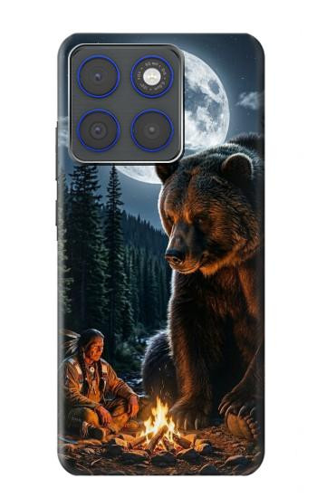 S4095 Ours Majestueux Sauvage Etui Coque Housse pour Motorola Edge 70