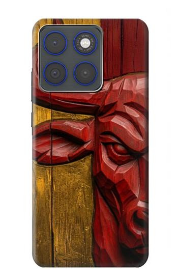 S4098 Art Taureau Espagnol Sculpté Etui Coque Housse pour Motorola Edge 70