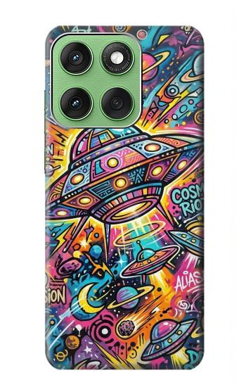 S4085 Art Cosmique Psychédélique Etui Coque Housse pour Motorola Edge 60